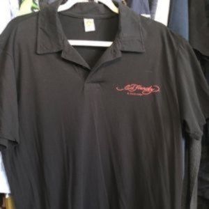 Ed Hardy by Christian Audigier Graphic Polo Shirt